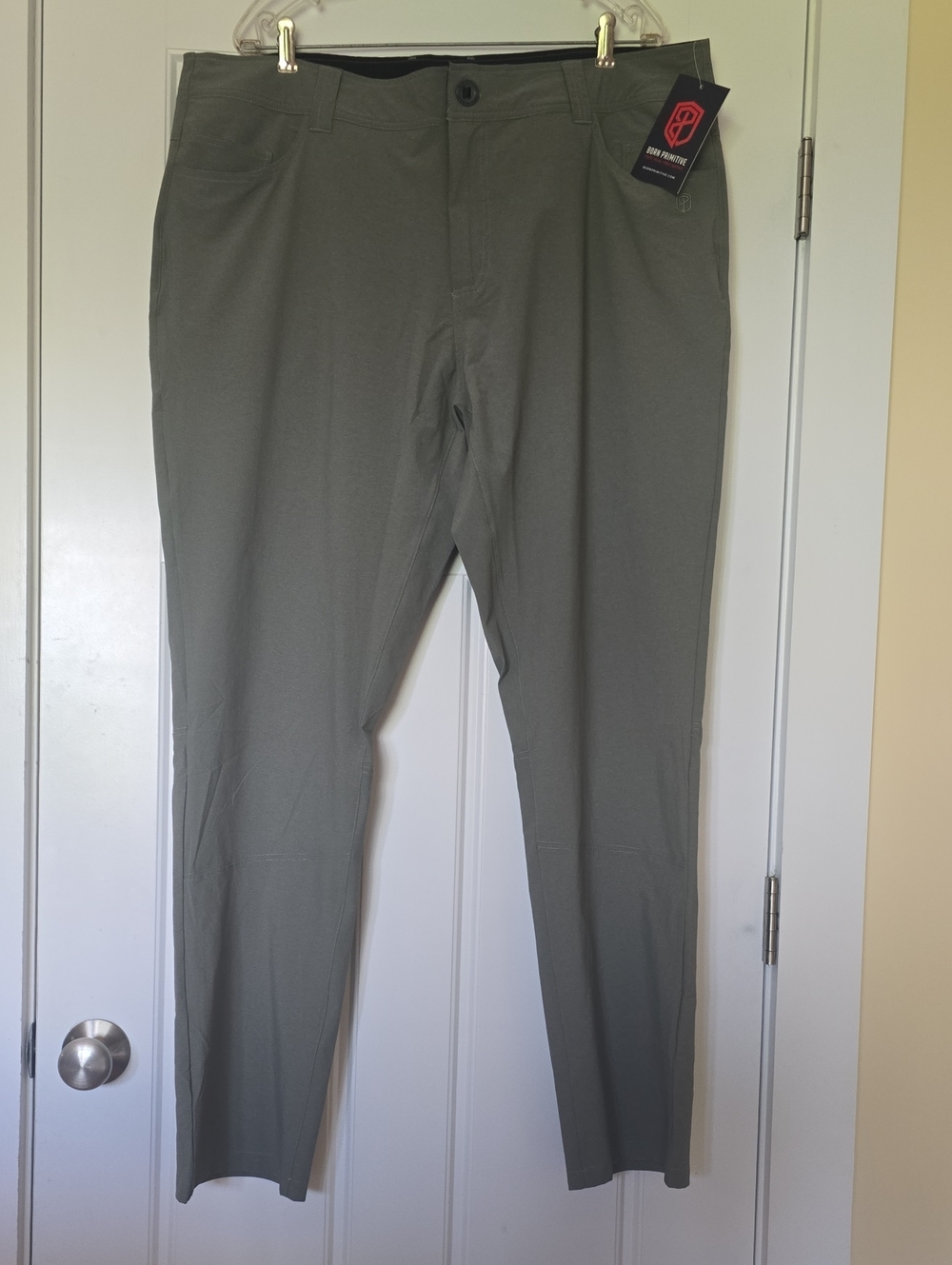 Born Primitive Traverse Moss Olive Green Men’s Stretch Chinos